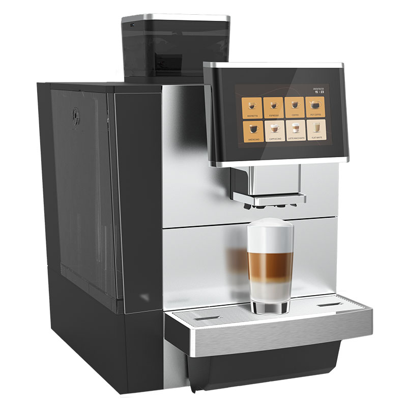 Venezia X100 Kaffeevollautomat in Schwarz und Silber für Büro und Unternehmen